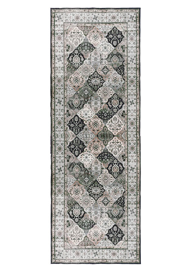 Fabiana Emerald Runner | Washable Mats Belrose | Rugs N Timber
