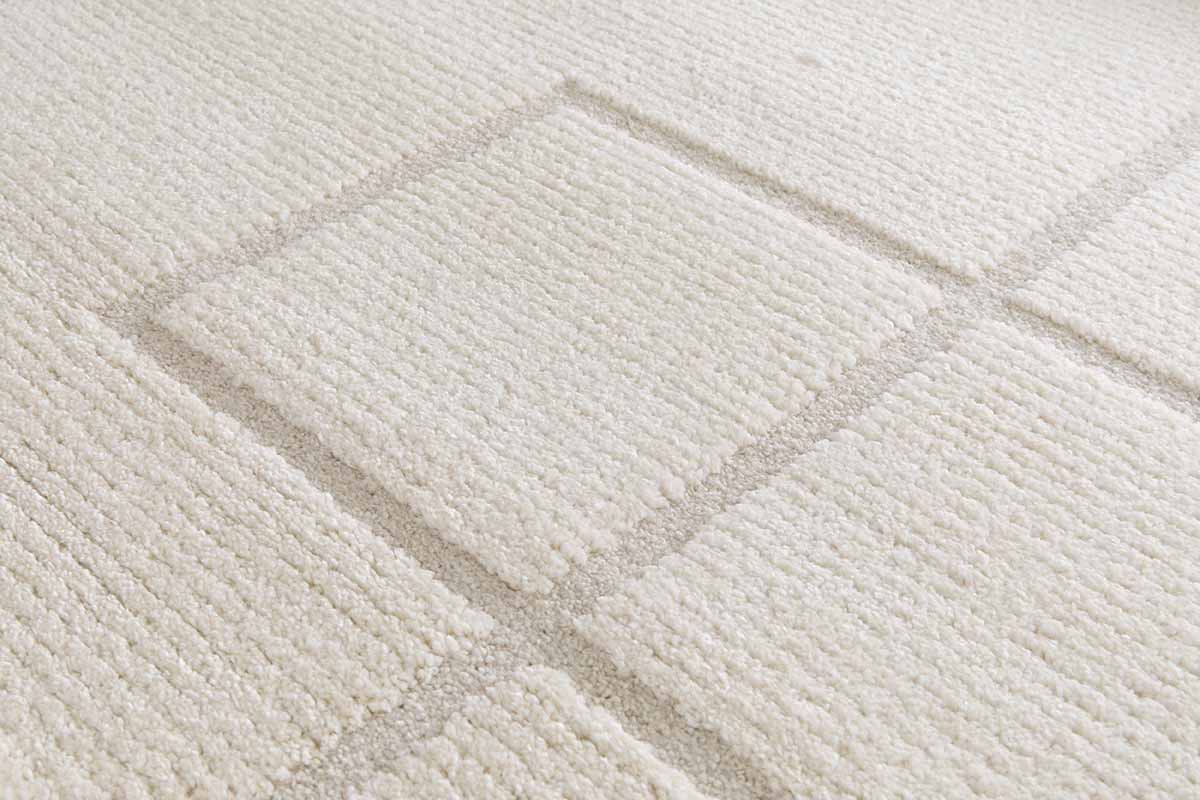 Lotus Ivory Shapes Rug