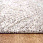 Atlanta Beige Herringbone Rug | Shaggy Rugs Belrose Sydney