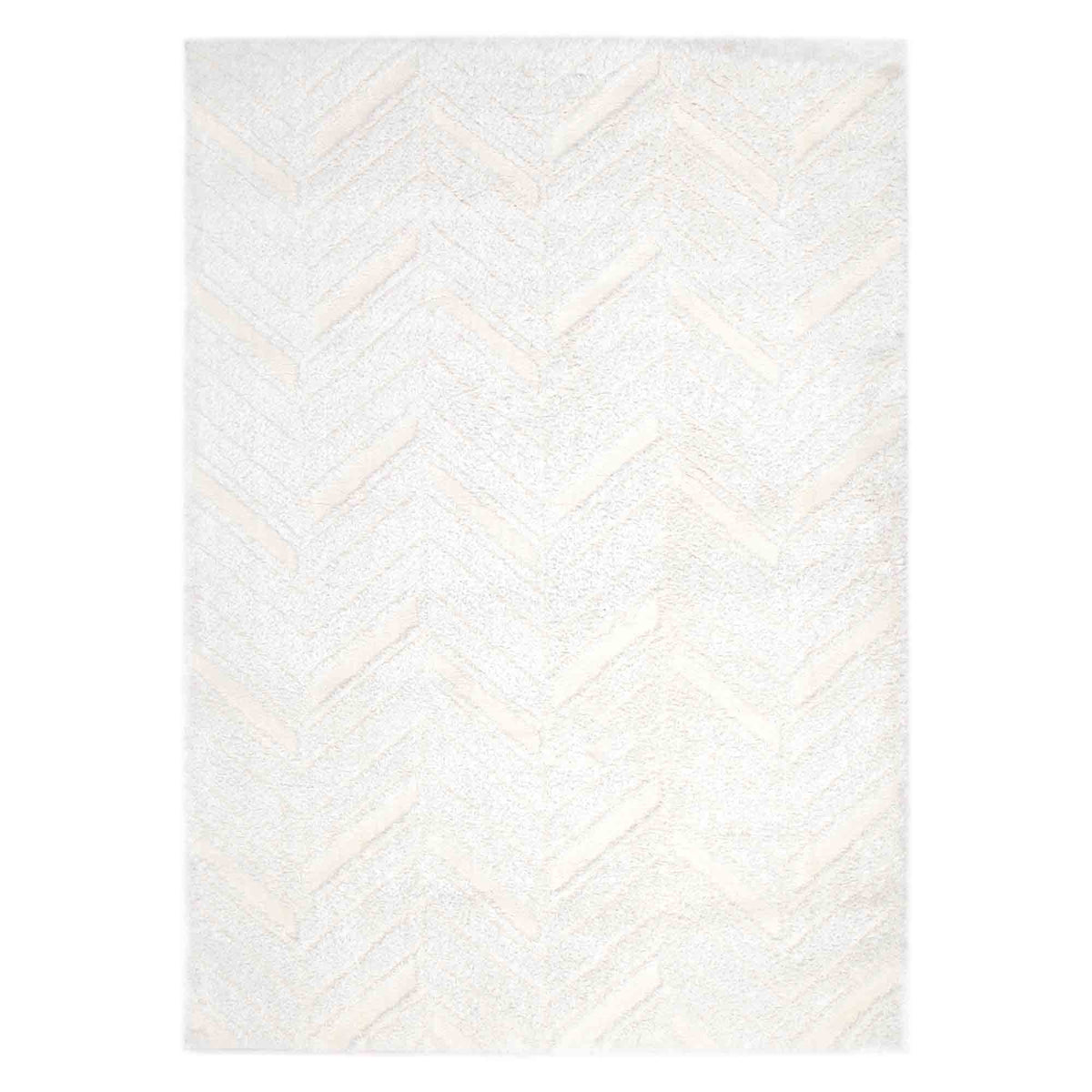 Atlanta Cream Herringbone Rug | Shaggy Rugs Belrose Sydney