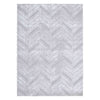 Atlanta Silver Herringbone Rug | Shaggy Rugs Belrose Sydney