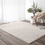 Atalanta Beige Angular Rug | Shaggy Rugs Belrose Sydney