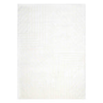 Atlanta Cream Angular Rug | Shaggy Rugs Belrose Sydney