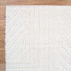 Atlanta Cream Angular Rug | Shaggy Rugs Belrose Sydney