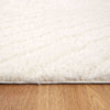 Atlanta Cream Angular Rug | Shaggy Rugs Belrose Sydney