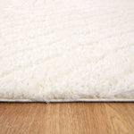 Atlanta Cream Angular Rug | Shaggy Rugs Belrose Sydney