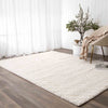 Atlanta Cream Angular Rug | Shaggy Rugs Belrose Sydney