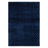 Atlanta Navy Angular Rug | Shaggy Rugs Belrose Sydney