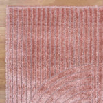 Atlanta Blush Angular Rug | Shaggy Rugs Belrose Sydney