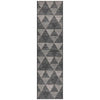 River Charcoal Mosaic Runner