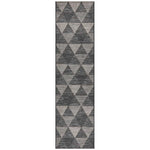 River Charcoal Mosaic Runner