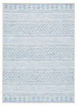 River Capri Blue Stripes Rug