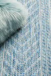 River Capri Blue Stripes Rug