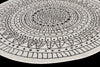 Randwick Charcoal Mandala Round Rug