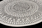 Randwick Charcoal Mandala Round Rug