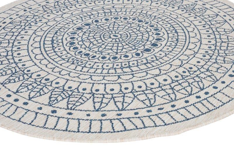 Randwick Blue Mandala Round Rug