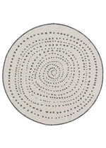 Randwick Silver Spiral Round Rug
