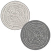 Randwick Silver Spiral Round Rug