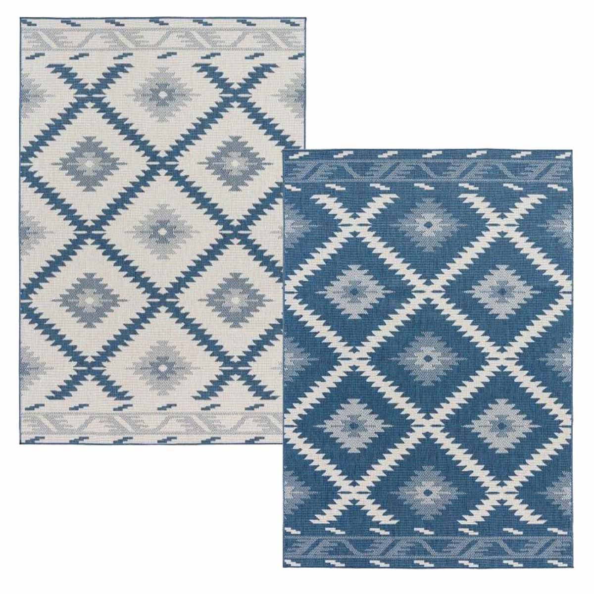 Randwick Blue Aztec Rug