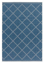 Randwick Blue Lattice Rug