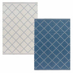 Randwick Blue Lattice Rug