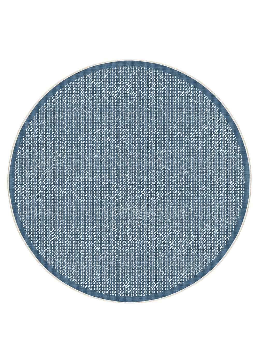 Round Rug Inky Blue Randwick Blue Round Rug | Outdoor Rugs Belrose | Rugs 'N' Timber