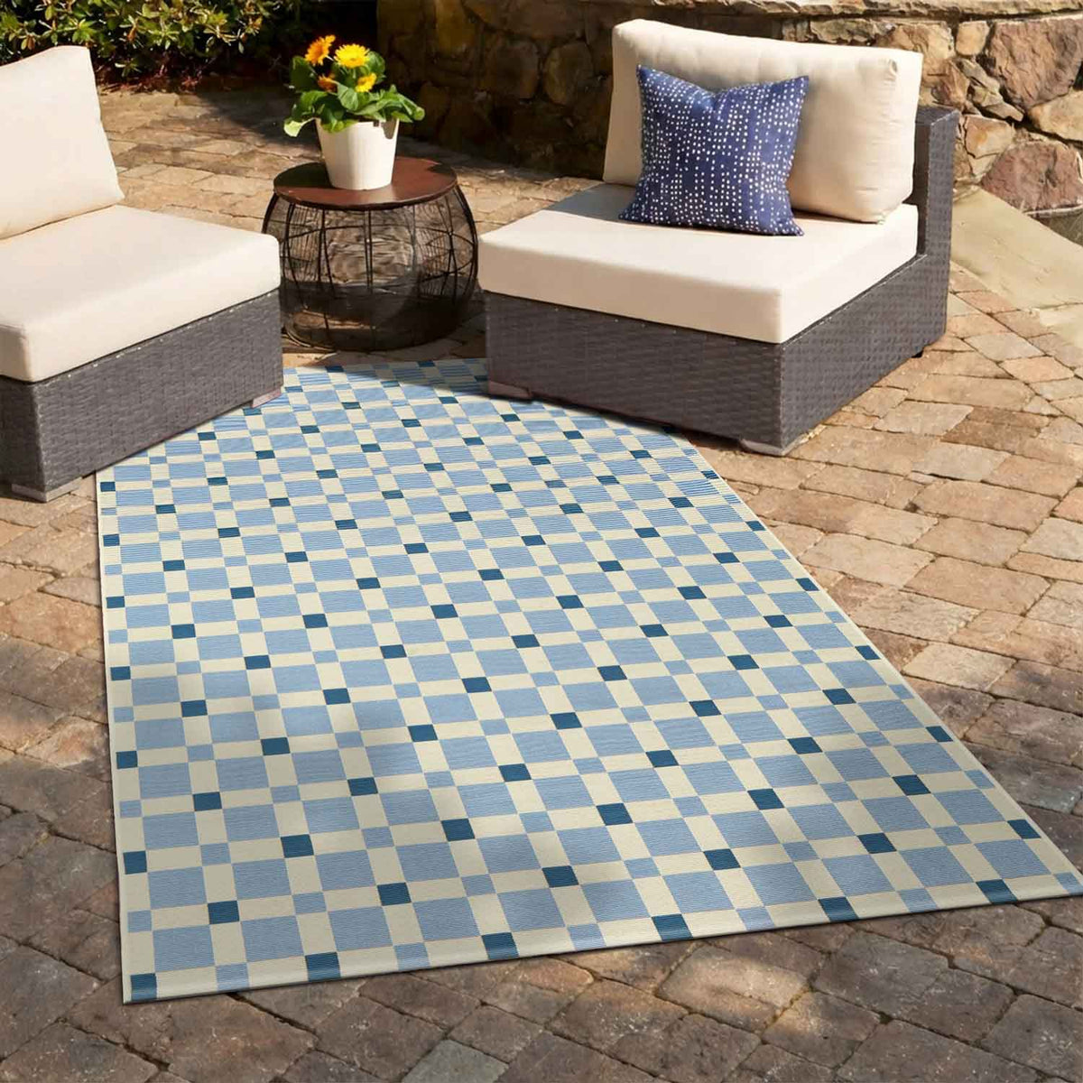 Valerie Cabana Azure Rug