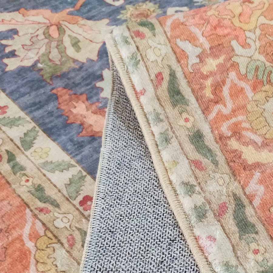 Fabiana Blue Runner | Washable Mats Belrose | Rugs N Timber