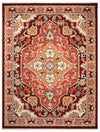 Walter Heritage Spice rug – traditional Axminster wool rug in warm red and tones with intricate medallion design. Available at Rugs N Timber Belrose.