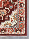 Walter Heritage Spice rug – traditional Axminster wool rug in warm red and tones with intricate medallion design. Available at Rugs N Timber Belrose.
