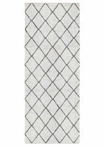 Diamond White Runner | Wool Rugs Belrose | Rugs N Timber