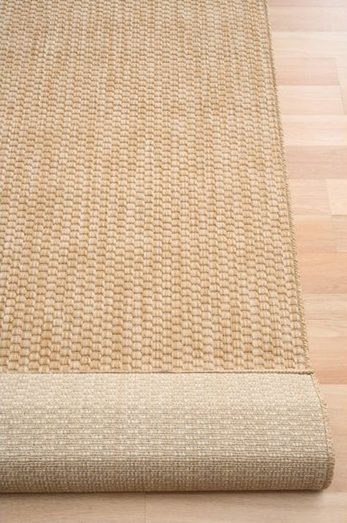 Alfred Weave Sand indoor outdoor rug in warm neutral tone, available at Rugs N Timber Belrose showroom