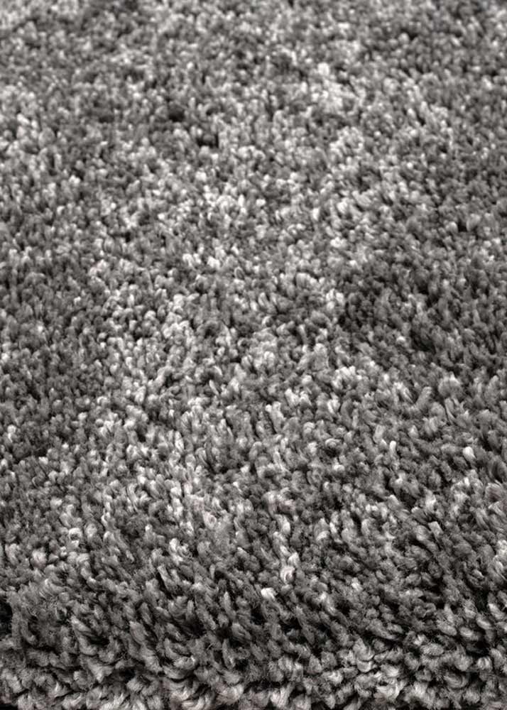 Close up of Barrenjoey Charcoal shaggy rug with plush 45mm pile, available at Rugs N Timber Belrose showroom