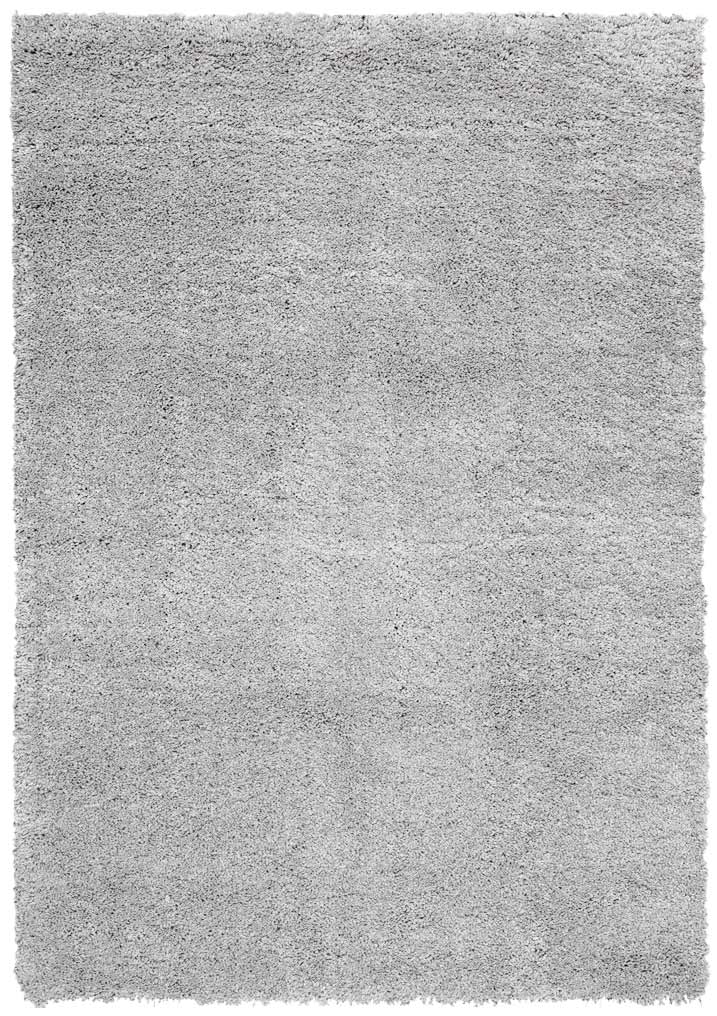 Barrenjoey Silver shaggy rug with plush 45mm pile, available at Rugs N Timber Belrose showroom