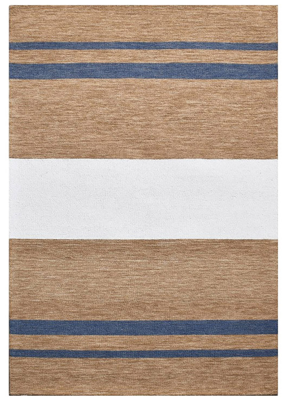Riviera Tan Stripes Rug | Wool Rugs Belrose | Rugs N Timber