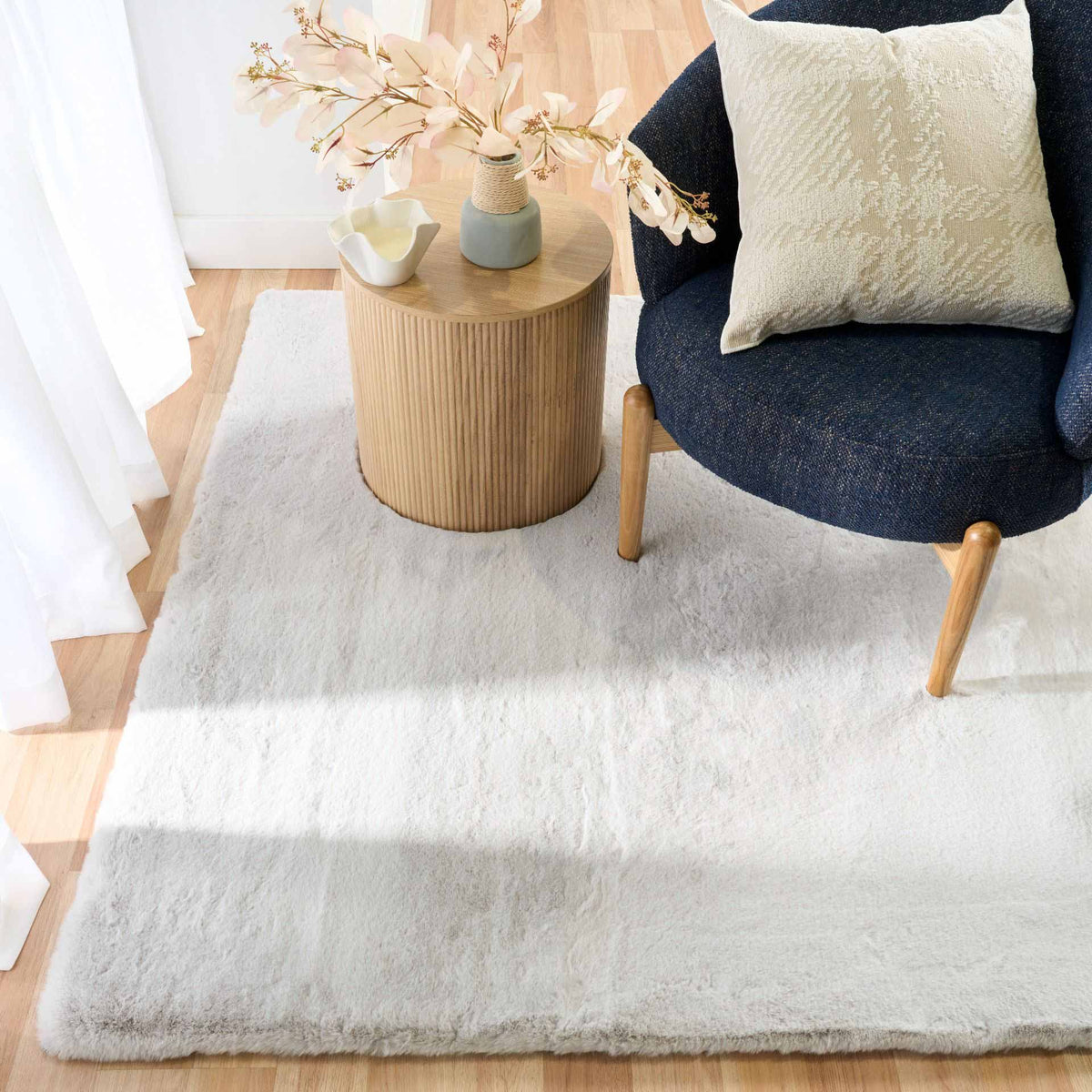 Ted Silver Rug