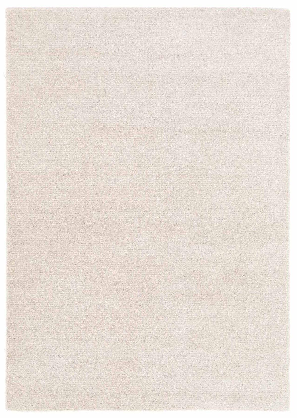 Cedric Pearl ivory rug with subtle silver highlights and soft plush pile. Available at Rugs N Timber Belrose.