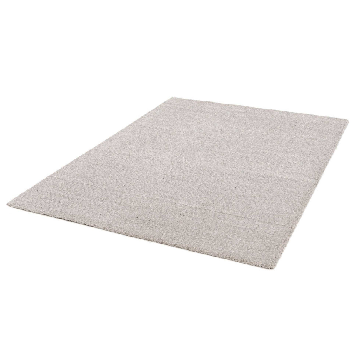 Cedric Silver contemporary grey rug with subtle ivory highlights. Available at Rugs N Timber Belrose.