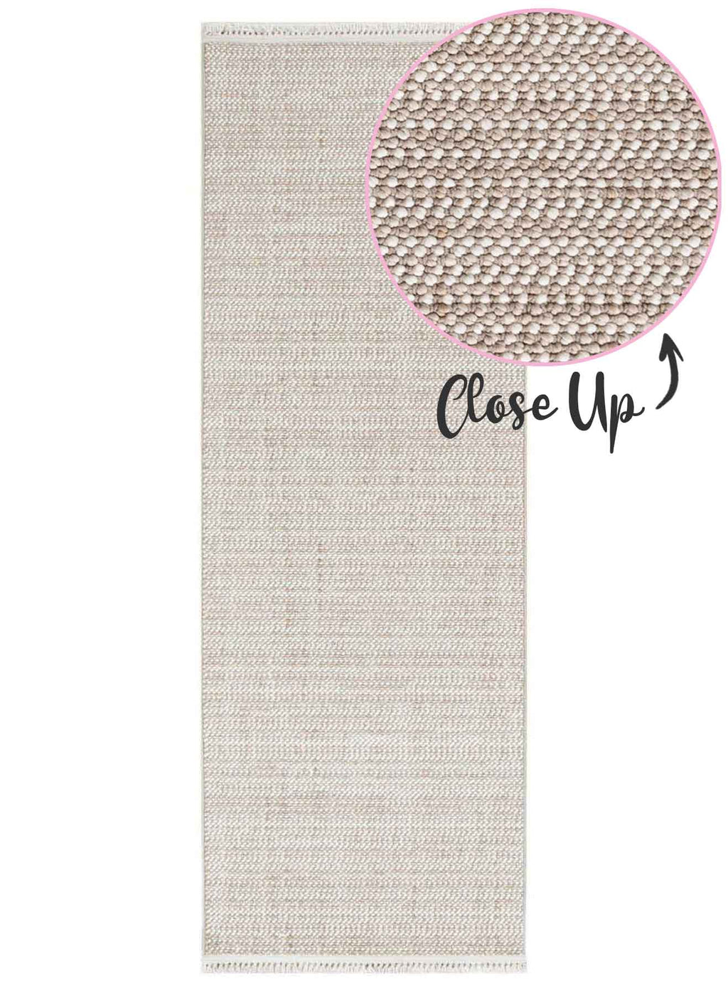 Cortona Drift Oatmeal Runner | Neutral Beige Runners Belrose