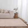Cortona Shell Stripes Rug | Earthy warm shell beige colour tones with a contemporary woven texture | Rugs N Timber