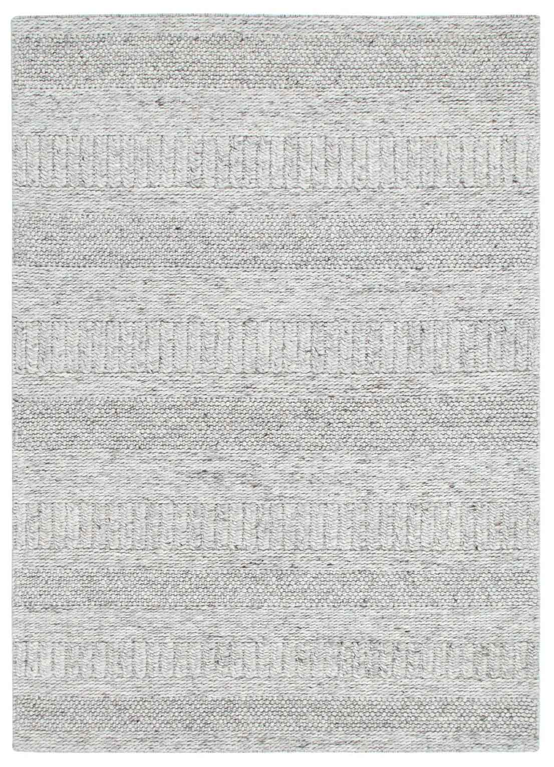Dakota Plateau Flint handwoven New Zealand wool rug with textured weave available at Rugs N Timber Belrose showroom