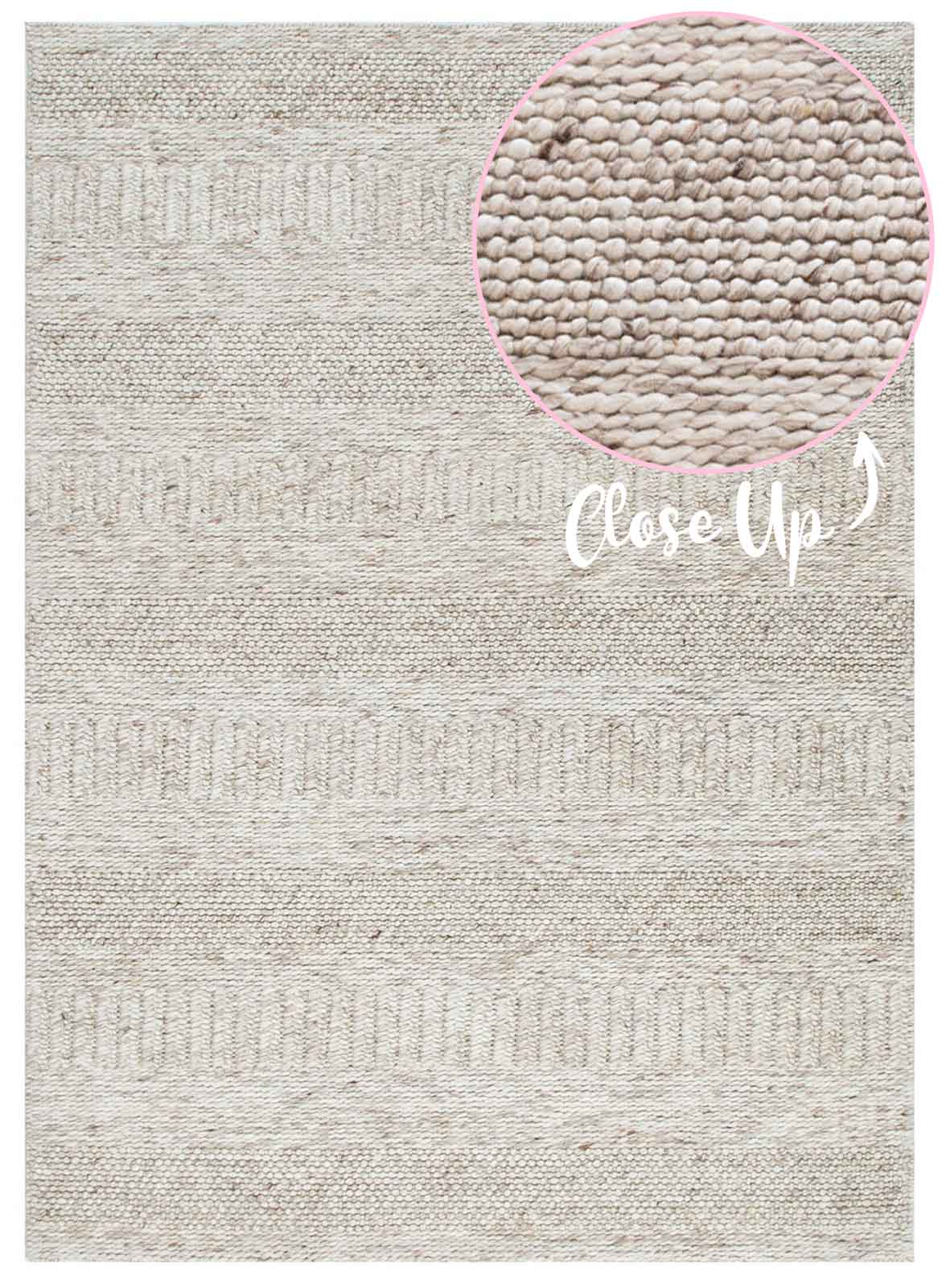 Dakota Plateau Wheat handwoven New Zealand wool rug with textured weave available at Rugs N Timber Belrose showroom