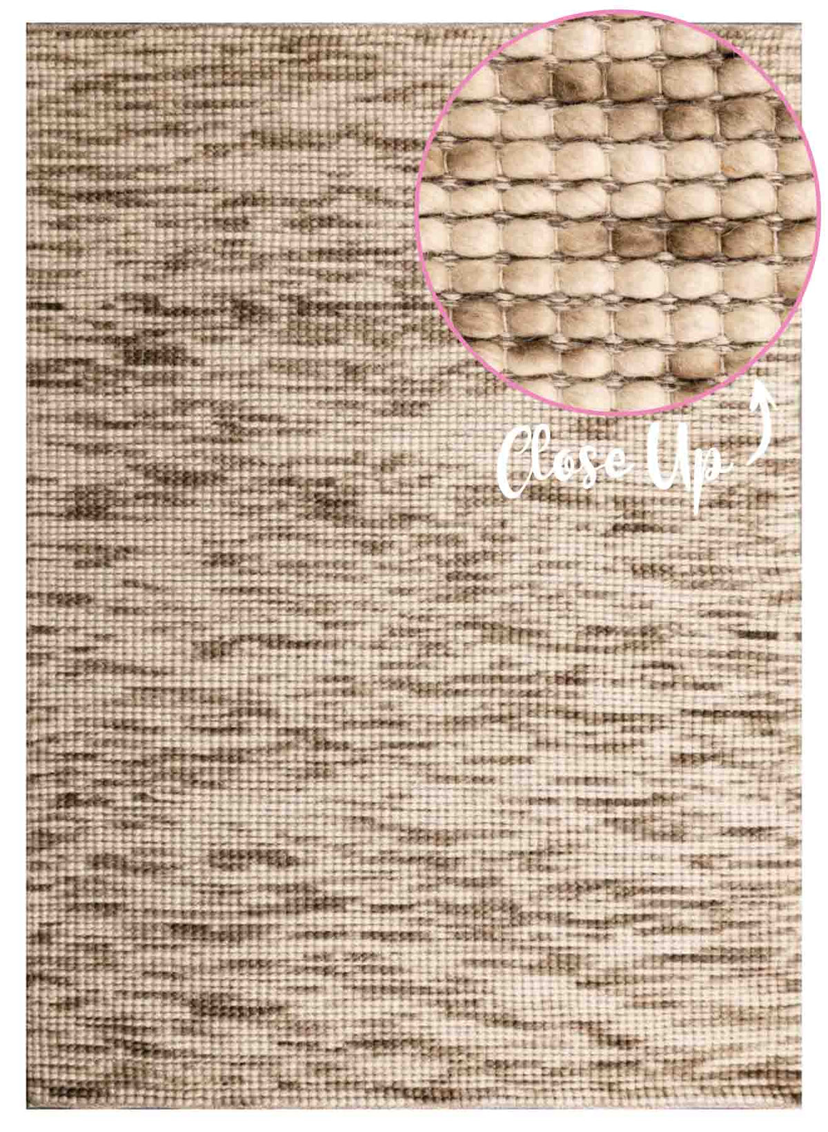 Dahlia Natural Wool Rug | Woollen Rugs Belrose Sydney | Rugs 'N' Timber