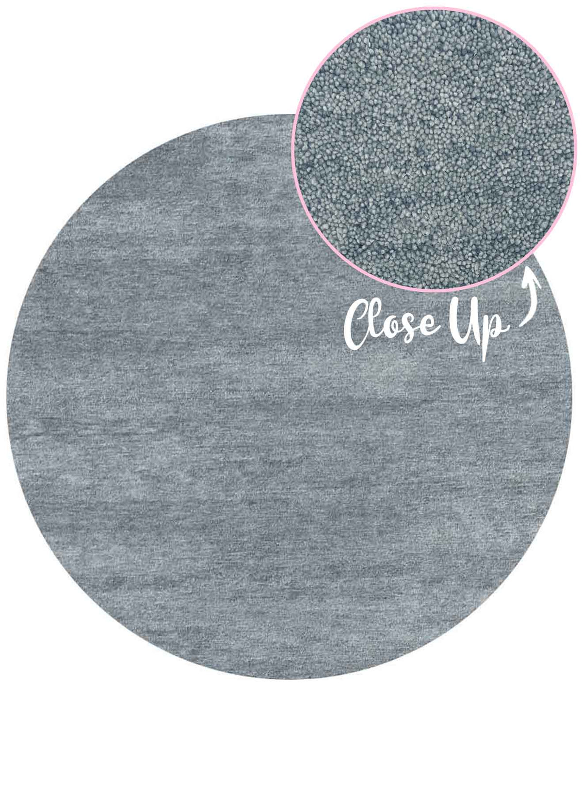 Elanora Stone Blue Rug – Wool Blend Rug Belrose | Rugs N Timber