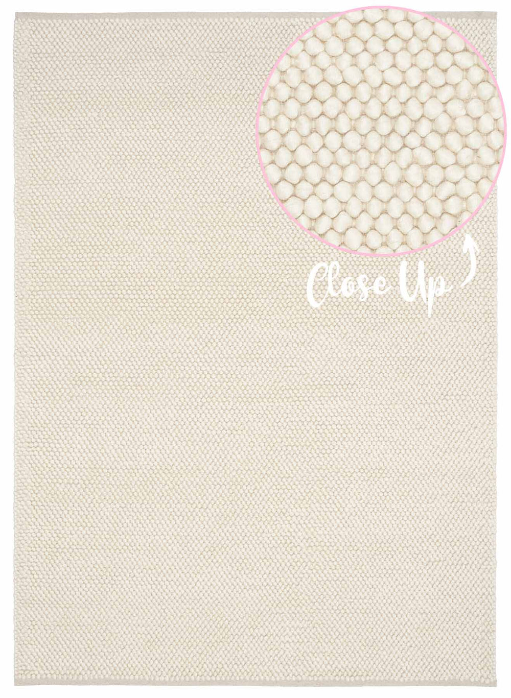 Eugene Crème Rug | Wool Textured Rugs Belrose | Rugs N Timber – Rugs 'N ...