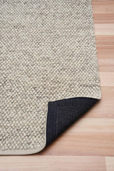 Eugene Fog Grey Rug | Wool Textured Rugs Belrose | Rugs N Timber – Rugs ...
