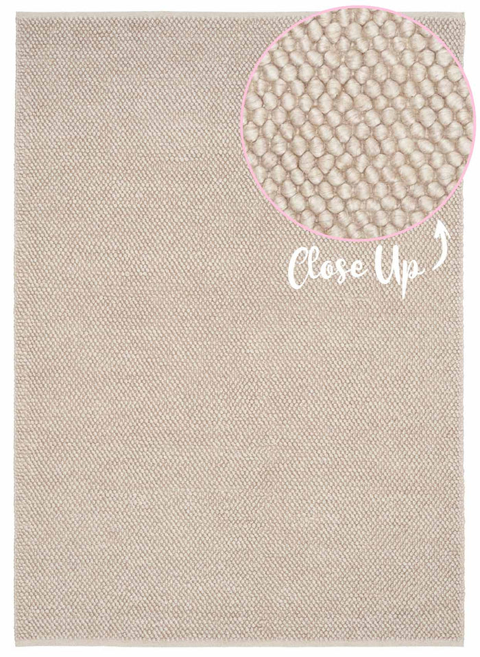 Eugene Sandstone Rug | Wool Textured Rugs Belrose | Rugs N Timber ...