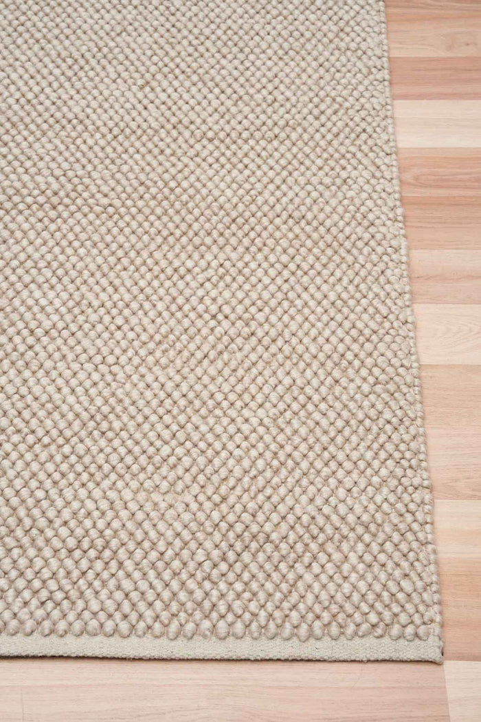Eugene Sandstone Rug | Wool Textured Rugs Belrose | Rugs N Timber ...