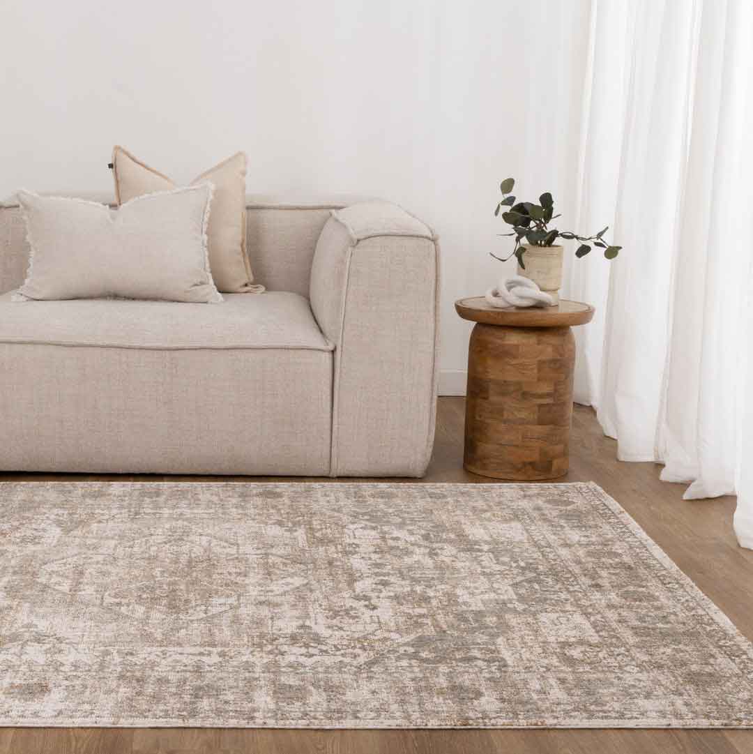 Florence Oliva Rug & Soft Transitional Pattern | Rugs N Timber Belrose