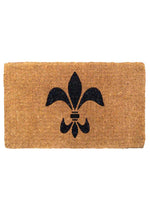 FM2 Premium Coir Doormat - Fleur De Lis - Door Mats Belrose - Rugs N Timber